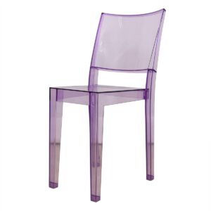 Petite Purple Acrylic Chair