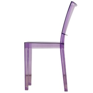 Petite Purple Acrylic Chair