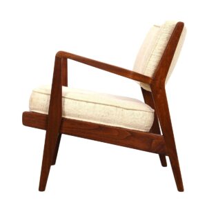 Jens Risom Walnut Club Chair