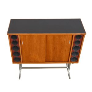 Poul Heltborg Danish Modern Teak Bar Cabinet
