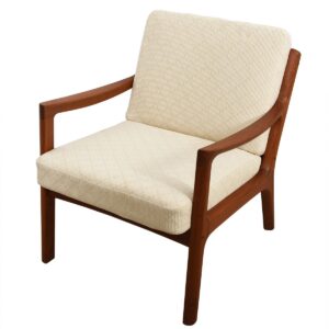 Ole Wanscher for France & Son Danish Modern “Senator” Lounge Chair in Teak