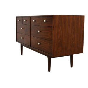 8-Drawer 60″ Drexel Walnut Dresser
