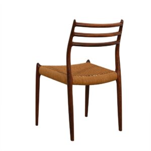 Set of 6 Niels Moller Rosewood Dining Chairs Model #78