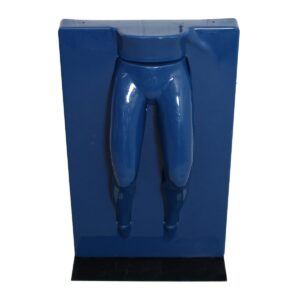 Unique Life-size Fiberglass Sculpture Mannequin Legs Protruding from Wall