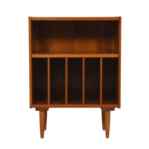 Danish Modern Teak Small Media / Record Cabinet