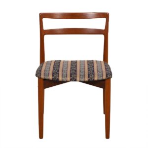 Set of 6 Harry Ostergaard for Randers Danish Teak Dining Chairs