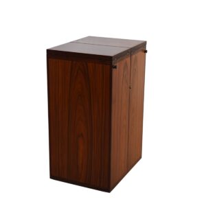 Rosewood Expanding ‘Book Bar’ / Storage Cabinet by Dyrlund