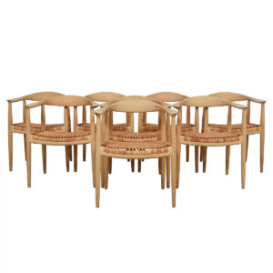 “The Chair” by Hans Wegner Set of 8 by PP Mobler