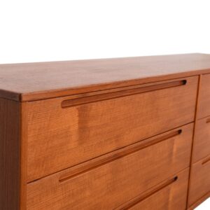 Teak Danish Modern 6-Drawer Dresser