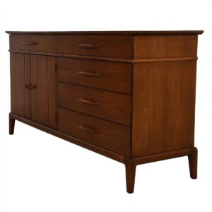Mid Century Modern Walnut Sideboard / Dresser
