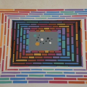 Colorful Pop Art Screen Print