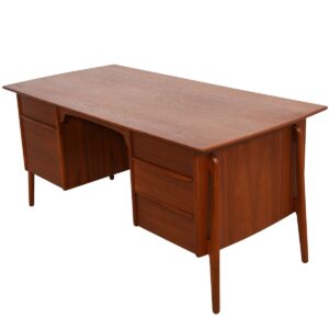 Mid-Sized Danish Modern Teak Desk