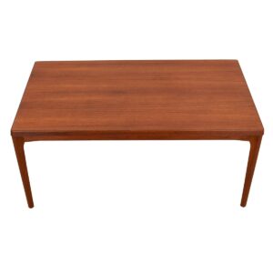 Family Size Danish Modern Teak Expanding Dining Table