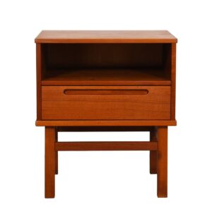 Torring Danish Modern Teak Nightstand / End Table