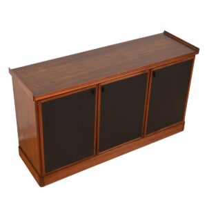 American Modernist Walnut Credenza / Room Divider