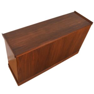 American Modernist Walnut Credenza / Room Divider