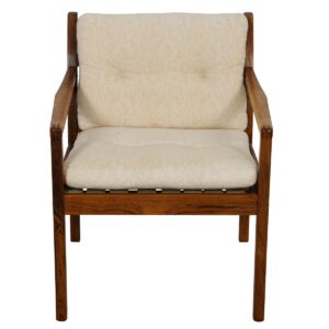 Pair of Danish Modern Rosewood Accent Chairs
