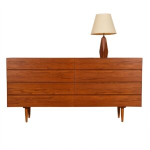 Danish Modern Teak 8-Drawer Dresser