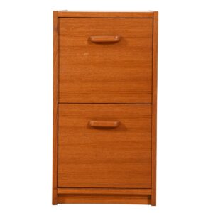 Danish Modern Teak File Cabinet w/ Two Drawers