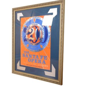 Framed Poster by Robert Indiana for the Santa Fe Opera, 1976
