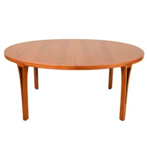 Danish Modern Oval Teak Dining Table