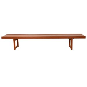 Danish Modern Teak Torbjorn Afdal Bruksbo Long Bench / Coffee Table