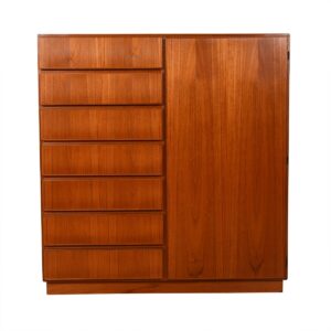 KOMFORT Danish Teak Storage ‘Gents’ Chest / Dresser