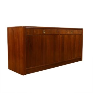 Danish Teak Expanding Multi-function Bar Cabinet with Storage