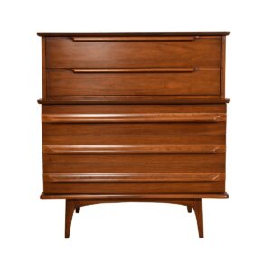 MCM Tall Walnut Dresser