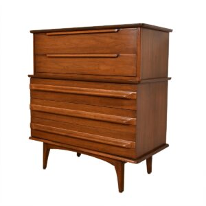 MCM Tall Walnut Dresser