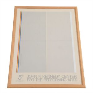 1979 Kennedy Center 5th Anniversary Poster by Gene Davis