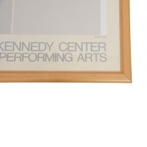 1979 Kennedy Center 5th Anniversary Poster by Gene Davis