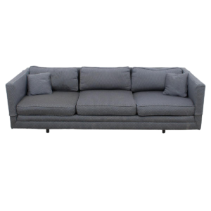 Knoll Blue & White Upholstered Sofa