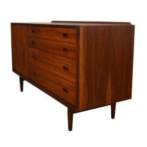 54″ Walnut Danish Modern Cabinet / Dresser by Arne Vodder