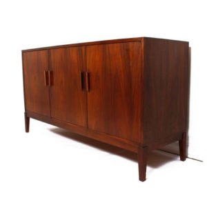 Mid-Sized MCM Walnut Sideboard / Credenza