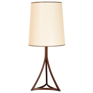 Danish Modern Rosewood Frame Table Lamp
