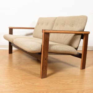 Capella 2-Tone Wenge Wood Love-Seat for N Eilersen