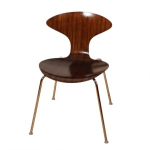Cherner Style Walnut Bentwood Accent Chair