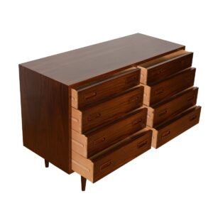 Danish Modern Rosewood Petite 42″ Dresser / Sideboard