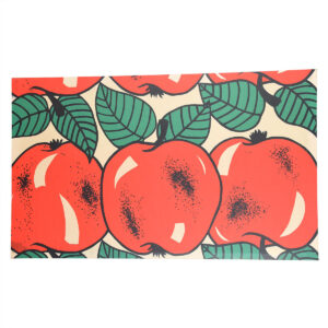 Finnish Textile Panel of Red Apples
