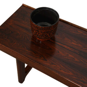 48″ Danish Modern Rosewood Torbjorn Afdal Bruksbo Bench / Coffee Table