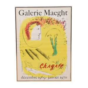 Galerie Maeght Chagall Exhibition Poster