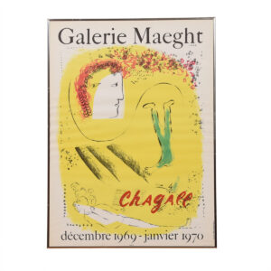 Galerie Maeght Chagall Exhibition Poster