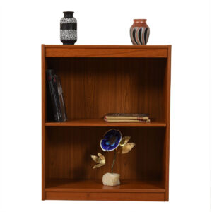 Petite Danish Modern Bookcase in Teak