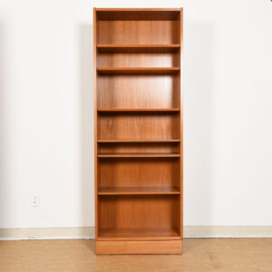 Teak 28″ Compact Adjustable Shelf Bookcase