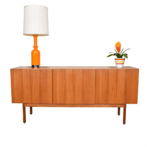 Danish Modern Teak 3 Door Sideboard / Room Divider