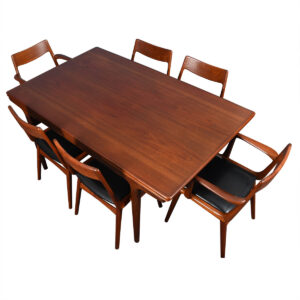 Danish Modern ‘Organic’ Teak Expanding Dining Table