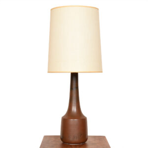 Mid Century Modern Pottery Table Lamp by Bostlund