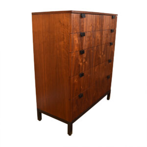 1950’s American Modernist Tall Gorgeous Walnut Dresser
