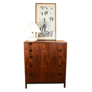1950’s American Modernist Tall Gorgeous Walnut Dresser